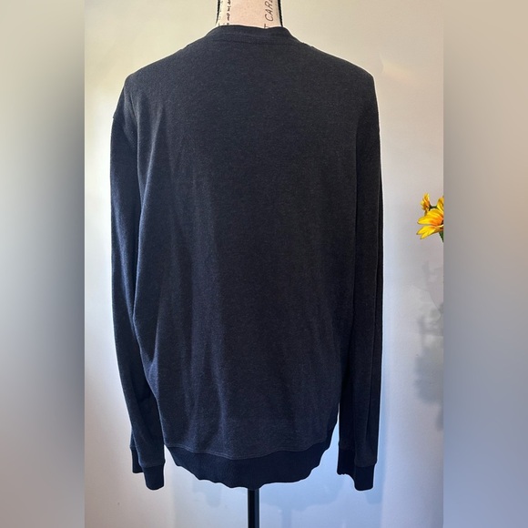 Hugo Boss Luxury Streetwear Cardigan - Gray - Size L - 100% Cotton - Picture 3 of 6